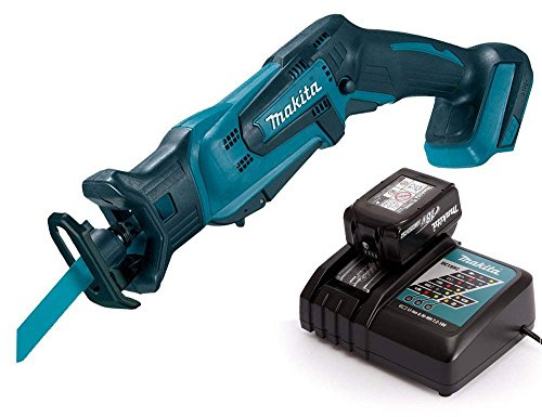 Makita DJR183Z 18V Li-ion Mini Reciprocating Saw with 1 x 5Ah Battery & Charger