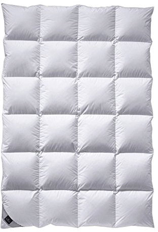 billerbeck Daunendecke | Catalina | 135 x 200 cm | 100% Daunen | Optimale Wärme- und Feuchtigkeitsregulierung | Hausstauballergiker geeignet | extra warm