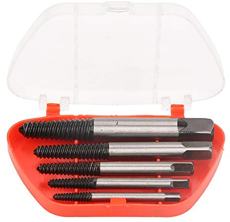 Akozon 5pcs Juego de Extractores de Tornillos 3-18mm RT-Q05 Extractor de tornillos rotos Rotos Perno Fácil Sacar Conjunto de Herramientas de Eliminación