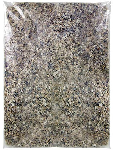 SQUAWK Hen Sized Oyster Shell | Premium Grade Poultry Food Mix | Nutritious Feed for Chicken Hen Animals | Natural Grit Mixture | Improves Digestion, Strong Bones & Beaks and Size of Eggs (20kg)