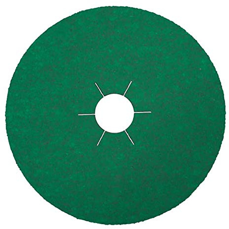 Klingspor 351166 FS 966 ACT - Dischi Abrasivi, Dischi Smerigliatrice in Fibra per Acciaio INOX, Grana 40, 115 mm x 22 mm, 25 Pezzi