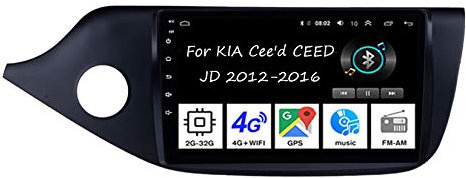 Autoradio Bluetooth Vivavoce Microfono Integrato Player DSP DAB + OBD2 4core 2G+32G Per KIA Cee'd CEED JD 2012-2016Ricambi auto Collega e usa Autoradio Autoradio Navigazione GPS