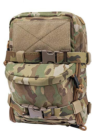 Militärischer taktischer Assault Rucksack, Trinkrucksack, Aktionsrucksack, Assault Carrier Molle-Tasche für Wandern, Trekking, Camping, Reisen, Klettern und andere Outdoor-Aktivitäten (MC)