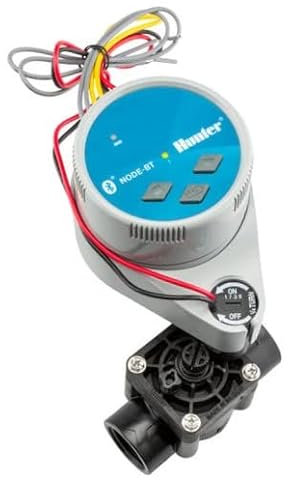 Hunter NODE-BT-100-VALVE-B Programmierer mit Batterie, Bluetooth, mit einer Station, inklusive Ventil