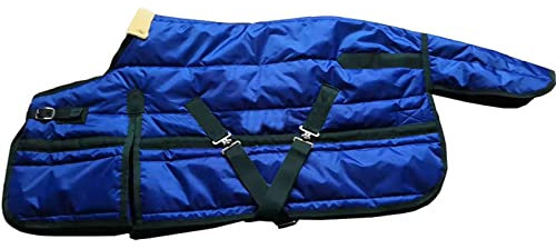 Weidedecke Winterliche Pferdedecke Pferdedecke Wasserdicht Einsatzdecke Atmungsaktive Wärme und Verdickende Pferde-Winterdecke(Size:90cm(35in))