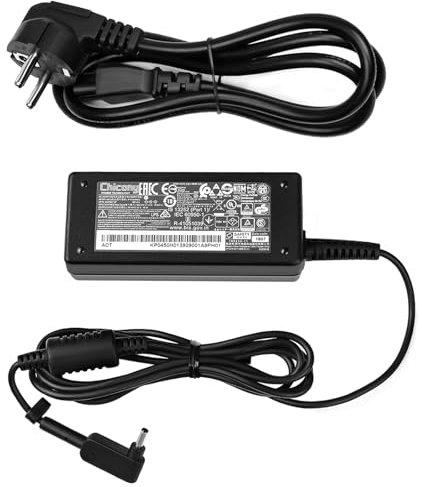 45W 40W Caricatore Alimentatore per Acer Aspire A315-23 A315-24P A315-35 A317-53 A317-54 A317-55P A115-32 A314-22 A314-23P A514-55 A515-45 A517-52 EX215-22 Aspire 1 3 5 Series 3.0 * 1.0mm