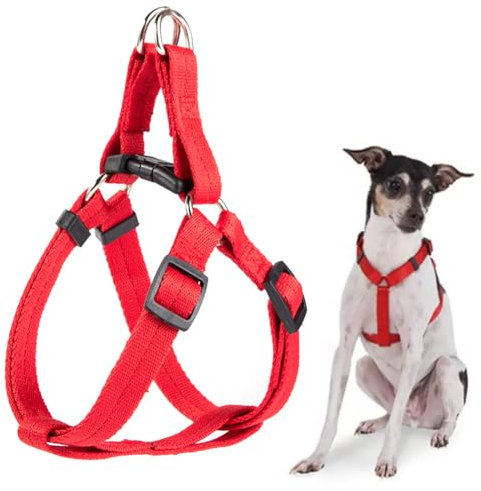 Step In Dog Harness for Small Medium Large Dogs,Adjustable Pet Vest Easy Walk Harness for Dogs Outdoor Walking Training (M)
