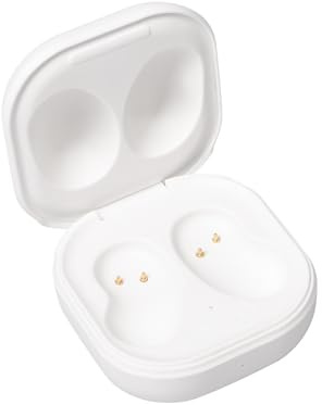 Pumwoy Étui de Charge pour Galaxy Buds Live, Remplacement du Boîtier du Chargeur D'écouteurs puur Samsung Galaxy Buds Live SM-R180, Coque de Charge sans Fil pour Galaxy Buds（Étui Uniquement (Blanc)