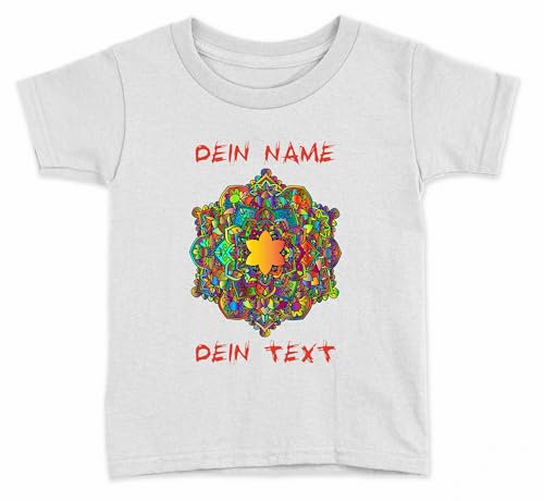 Personalisiertes Bügelbild Mandala 2 für einen Besonderen Menschen in Ihrem Leben zum selber Aufbügeln mit Wunsch Namen Text Mädchen Junge Frau Mann UNISEX Transfer