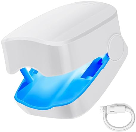 Sarini Lampada per Terapia della Luce per Unghie Lampada germicida UV per Il Trattamento fungino delle Unghie dei Piedi Infezioni dell'unghia del Piede della Mano Onicomicosi Trattamento domiciliare