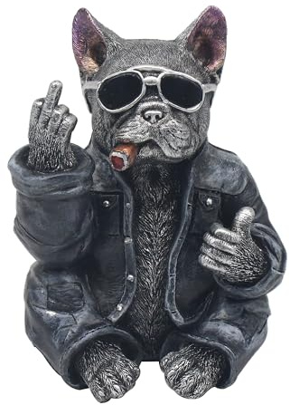 Lesser & Pavey Animals with Attitude Cheeky French Bulldog Sml Home Decor Figurines & Ornaments For Home | Decorative Accessories Statues For Indoor & Outdoor | Lovely Gifts for Women & Men