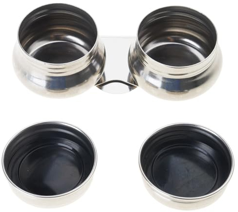 Palettes Cup Large Mouth Single Dipper Pallete Double Painting Pots Container With Lid And Clip For Drawing Large Mouth Oil Paint Pots Container Double Palette With Lid And Clip