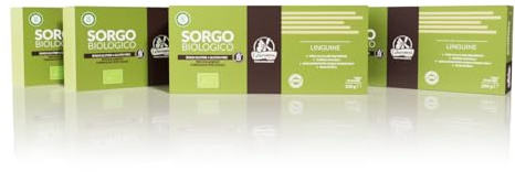 La Veronese | Pasta Senza Glutine, Linguine di Sorgo Decorticato BIO 4x250g | Essiccazione Lenta e a Bassa Temperatura