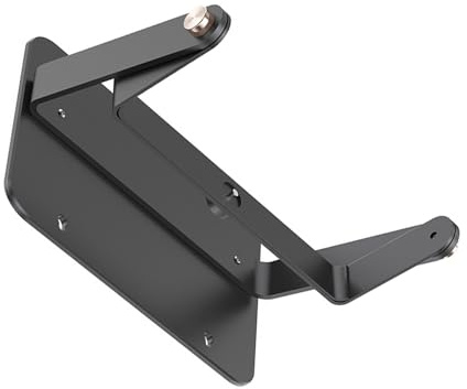 PEPWE High Strength Metal Projector Bracket Double Rod Rotation Wall Ceiling Mount Adjustable Height Wide Compatibility Overhead Projection Ceiling Mount