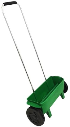 HouseVibe Spandiconcime Manuale a Spinta 12 Litri, Distributore di Fertilizzante per Giardino e Campo, Macchina per Soia