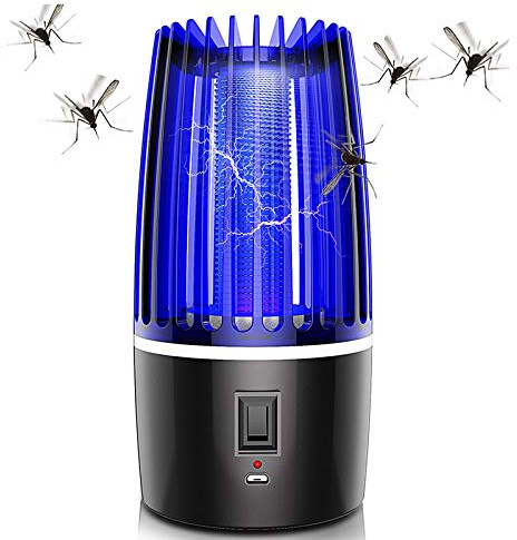 4000 V leistungsstarker elektrischer Mückenvernichter, Fliege, Mückenfalle mit 1.500 m². Feet Range und 18 W UVA-Moskito-Mörderbirne