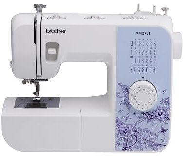 Brother XM2701S (Exklusive Edition) Nähmaschine mit 27 Nähprogramme, Freiarm, Elektrische Nähmaschinen, Jeans Nähen, Automatischer Einfädler