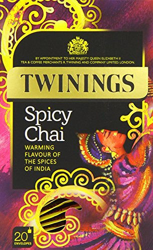 Twinings Spicy Chai 50 Tea Bags (Pack of 4, total 200 Tea Bags)