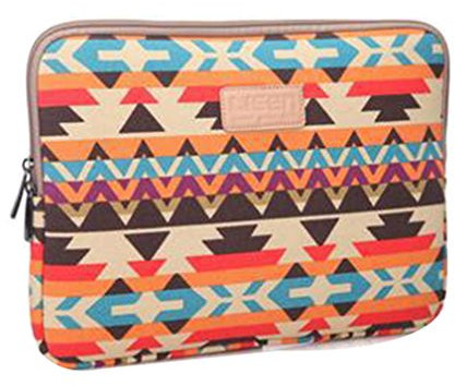 LaoZan Bohême Housse de Protection pour Ordinateur Portable Netbook Ultrabook Sacoche pour 6.5-15 10 Orange