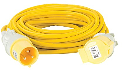 Defender Extension Lead Yellow 4mm2 32A 14m 110V (E85240)