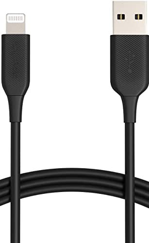 Amazon Basics - Cavo di ricarica USB-A a Lightning, certificato MFi, serie Advanced, per iPhone, nero, 0.9 m