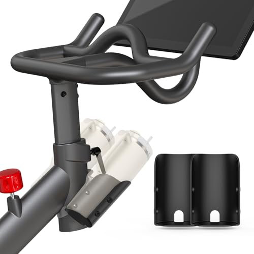 Tiga Peloton Bike Water Bottle Holder Sports Replacement Large Capacity 2 Pack (Not Compatible with Peloton+ Bike), Grey