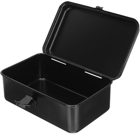 DOITOOL Metall Werkzeugkasten Klein 7.8 Zoll Tragbarer Werkzeugkasten Organizer Mit Rostbeständigem Riegel Für Zuhause Garage Werkstatt Aufbewahrung