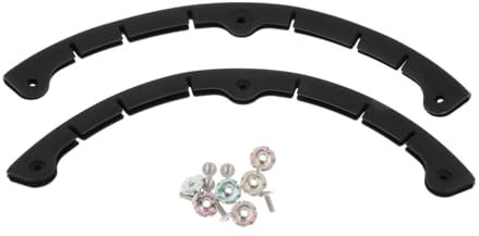 Ｚｉａｌｏｆｉ Skateboard-Deck-Schutz, Kantenschutz für Kinder mit Schrauben, Snowboard-Schutzleiste, Longboard-Deck-Stoßstangen-Streifen für Mini-Cruiser