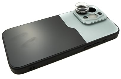 SYSTEM-S Lentille Super Macro 30 x 37 mm avec étui pour iPhone 15 Pro Max