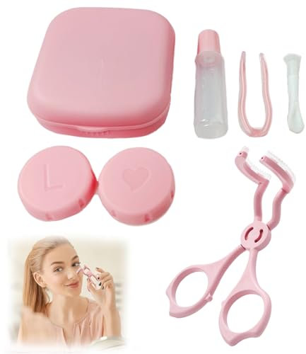 Laralily Kontaktlinsen Einsetzhilfe, Kontaktlinsen Hilfe Zum Einsetzen Kontaktlinsen Helfer Kontaktlinsen Zange Einführhilfe für Weiche Kontaktlinsen Kontaktlinsenhalter für Männer und Frauen