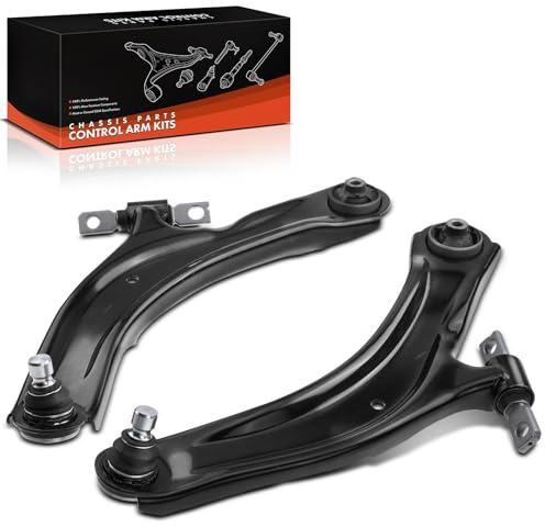 Frankberg 2x Brazo transversal Brazo de eje Delantero izquierdo derecho | Compatible con Qashqai +2 I J10 NJ10 X-Trail T31 Koleos I HY Replace# MS30195