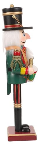 KICHOUSE Decorazione Natalizia Schiaccianoci in Legno Statuetta Natalizia Natale Per Famiglia E Amici Stile Casuale