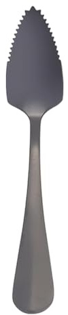 Cucchiai per pompelmo con bordo seghettato, manico lungo in acciaio, cucchiaio kiwi con bordo seghettato, utensile da cucina alla per kiwi, dessert, agrumi