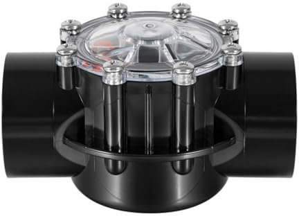 FRTmvg 7305 Ersatz-Rückschlagventil, 5,1 cm bis 6,3 cm, 180° gerades Design, 170 GPM Durchflussmenge, für Pools, Spas und Wasserspiele, robuste PVC-Konstruktion