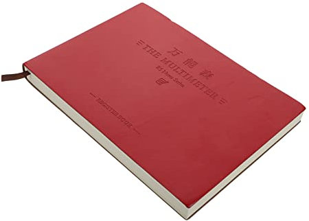 DOITOOL Geschäftsbuch 320 Seiten Rotes Buchhaltung Formularhandbuch Universelle Buchführung Für Büro Und Reisen