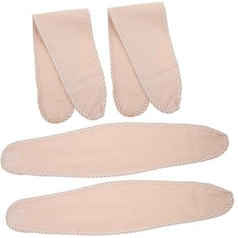 FUNNETOYU 4 St Bellybands i Mjuka och Justerbara Navelband för Pojke Flicka Andningsbara och Skyddar Kyla Inomhus och Utomhus i Enfärgat Design