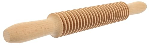 VANZACK Mattarello Tagliapasta in Legno per Pasta e Tagliatelle, Finitura Liscia, Impugnatura Confortevole, Utensile da Cucina per Biscotti e Torte