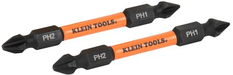Klein Tools 32492HD Replacement Bit for Klein Tools Multi-Bit Screwdriver/Nut Drivers for Cat. Nos. 32313HD, 32315HD, 32305HD, Impact-Rated Proflex Bits, #1 Phillips and #2 Phillips Tips