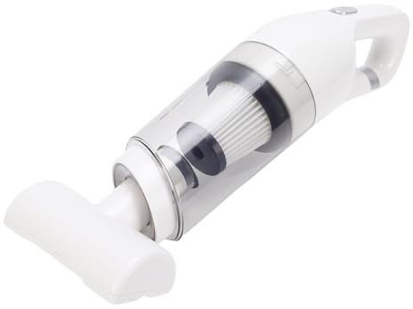 Fockety Aspirateur, Aspirateur à Main Rechargeable sans Fil Efficace avec Batterie 2000 MAh, Aspirateur de Voiture Puissant Portable pour Voiture, Maison, Bureau et Poils d'animaux