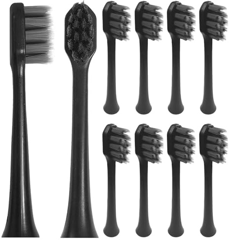 Lot de 10 têtes de brosse à dents électriques 7magic D36 - Noir