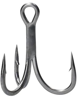 DAIWA GRANDWAVE Treble Hook T60 XXH, Drilling, MattTin Beschichtung, Extra Extra Heavy, für Heilbutt GT Thunfisch, Salzwasser, 1/0 bis 5/0