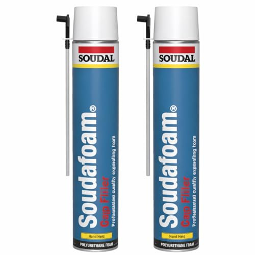 Expanding Foam Gap Filler 750ml – Premium PU Insulation & Expanding Sealant for Gaps, Cracks & Cavity Filling – Hand Held (Pack of 2)