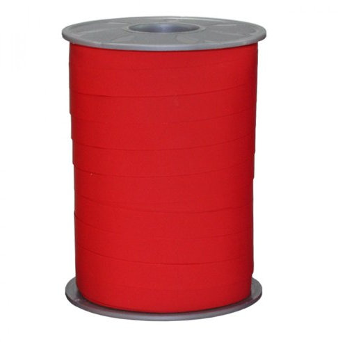 C.E. Pattberg Geschenkband Matt rot, 200 m Ringelband Paperlook zum Einpacken von Geschenken, 10 mm Breite, Zubehör zum Dekorieren & Basteln, Dekoband für Präsente, zu jedem Anlass