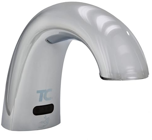 Rubbermaid Commercial Products OneShot Automatic Counter Deck Mount Touchless Foam Hand Soap Dispenser, Low Profile, for Restrooms in Restaurants/Hotels/Schools/Airports/Offices