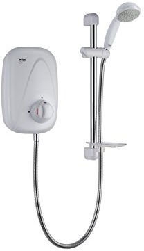 Mira Showers Vigour Manual Power Shower White 1.1532.354