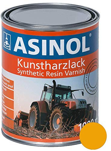 ASINOL FENDT SONNENGELB 1000 ml Kunstharzlack Farbe Lack 1l Liter Dose