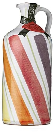 Orci in Ceramica artigianale decorata a mano con olio Extra Vergine di Oliva Galantino 500ml (Arco)