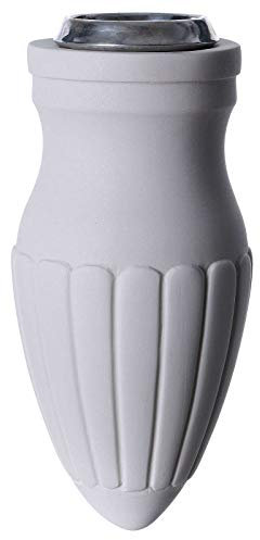 Holyart Vase funéraire à Fixer marbre synthétique