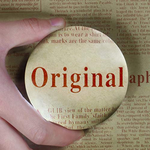 Dandelion 6X Dome/Paperweight Magnifier w/Pouch Table Magnifying by Dandelion