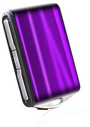 ontto Autoschlüssel Hülle Abdeckung für Volvo Harz Schlüsselhülle Schutzhülle Cover für Volvo XC90 S90 V90 XC60 S60 V60 XC40 mit 3 Taste Keyless Go Schutz Schlüsselbox Schlüsselschutz-Lila